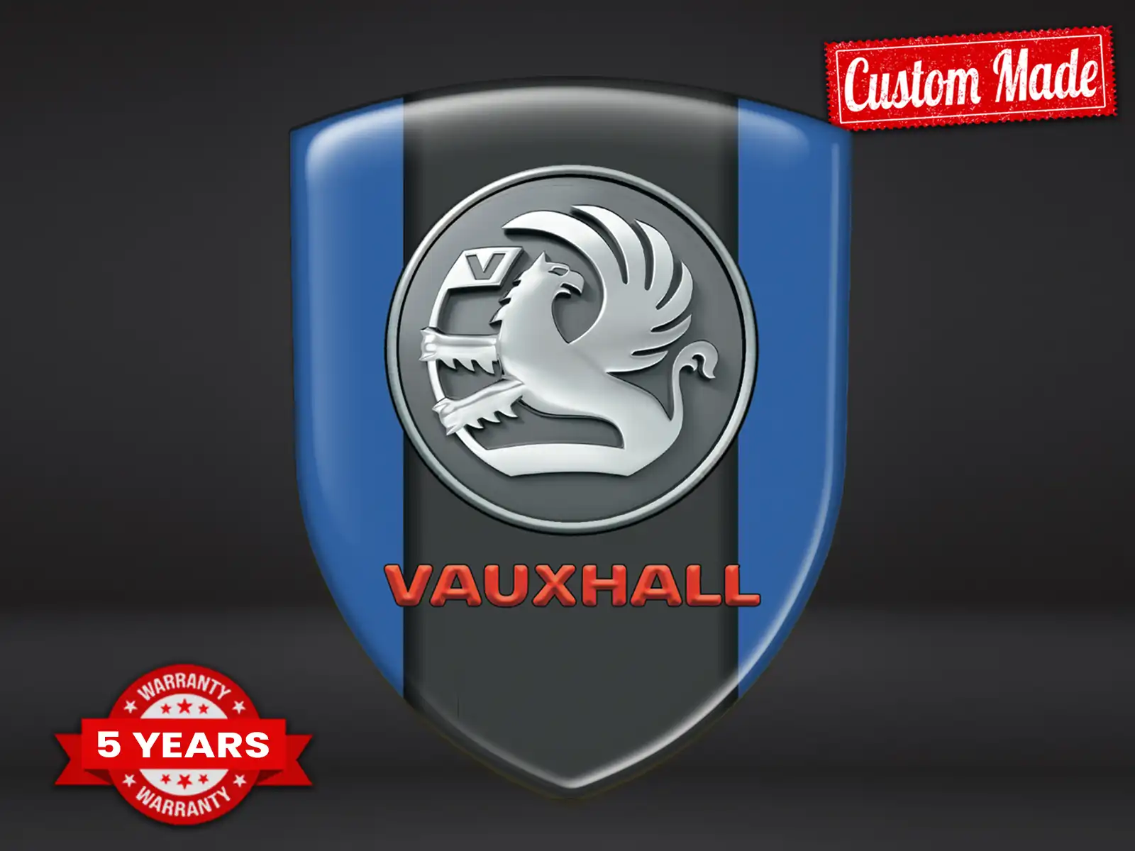Vauxhall Logos Auto Resistente Exclusivo Tendencia Modelo 